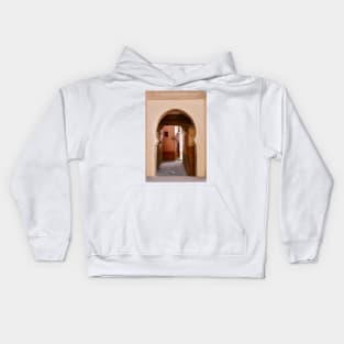 Alley in Marrakech, Morocco Kids Hoodie